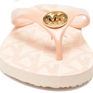 Michael Kors PVC Jet Set Logo Print Women's Flip Flop